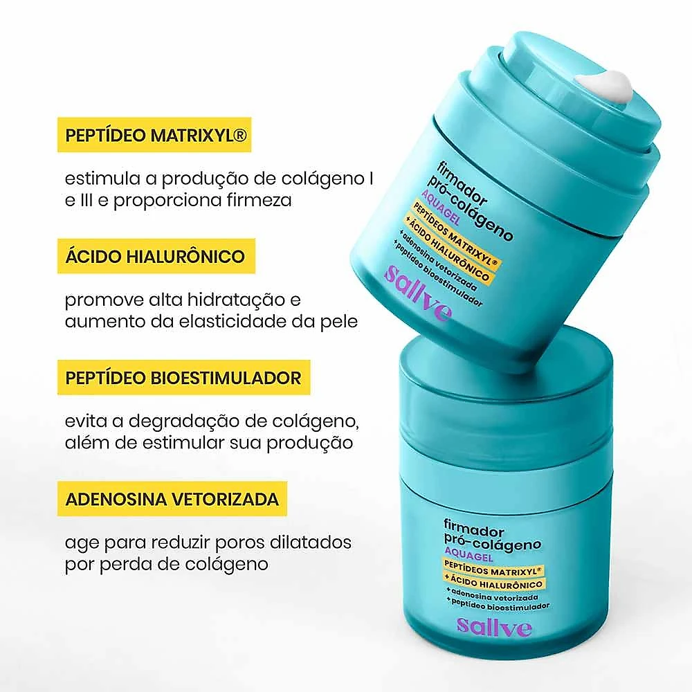 Tratamento firmador pró colágeno sallve 30g