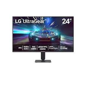 Monitor Gamer 24” LG UltraGear 24G411A-B 144Hz Full HD 1MS MBR G-SYNC FreeSync Preto
