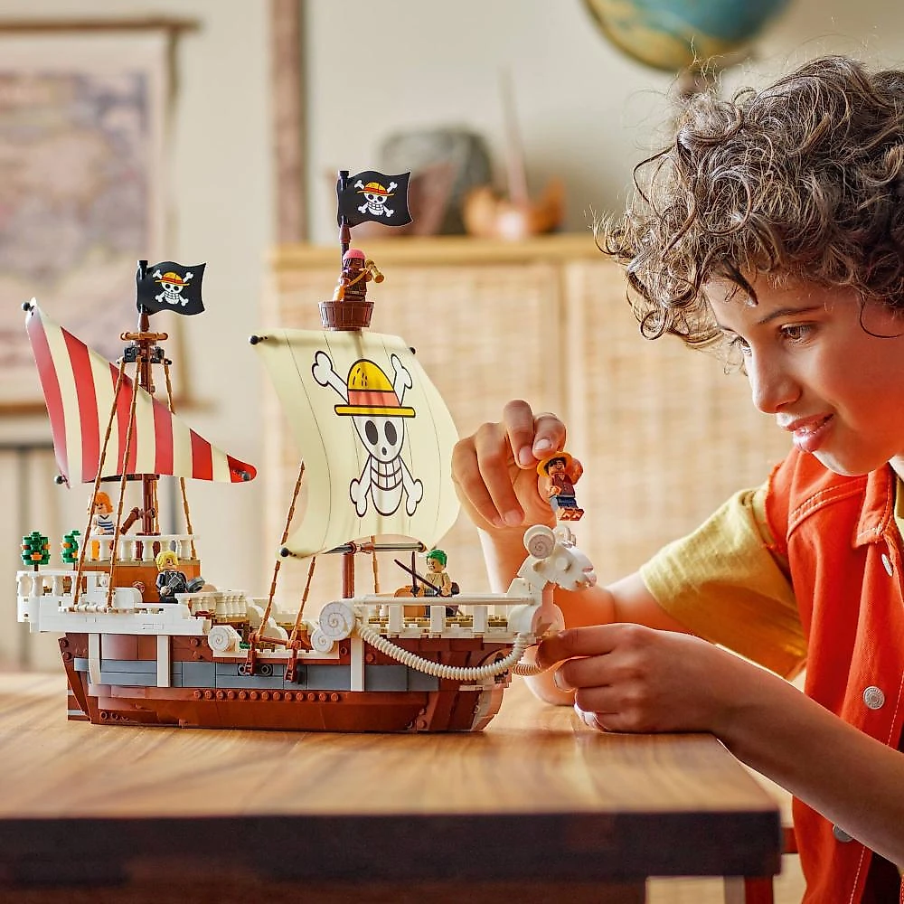 Lego® one piece - o navio pirata going merry