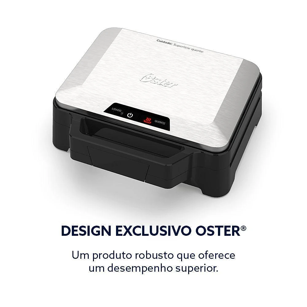 Kit Cafeteira Espresso Xpert Perfect Brew BVSTEM7300 e Sanduicheira Inox Multiuso OSAN500 Cinza