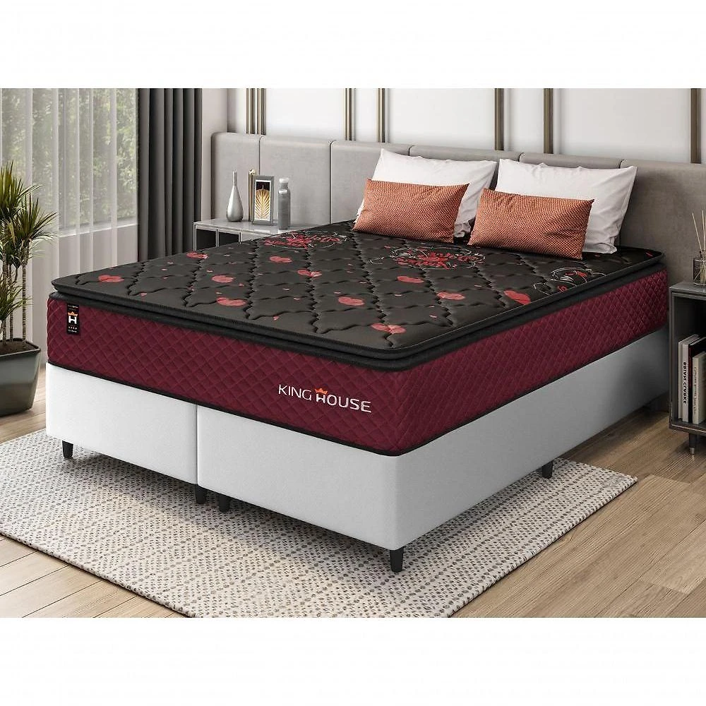 Cama Box Toronto Molas Ensacadas Queen 158x198 King House
