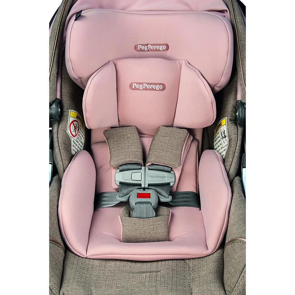 Miniatura Peg Perego Primo Viaggio Bebe Conforto Cadeira Automotiva Inclui Base de 2 a 15 kg Rosa