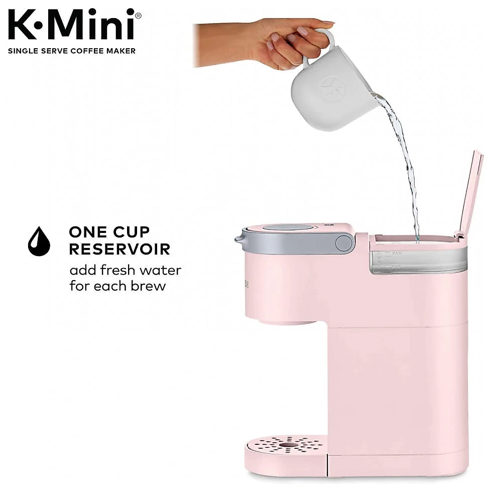 Cafeteira Elétrica Programável Eletrica Keurig K Mini de dose única. Dusty Rose