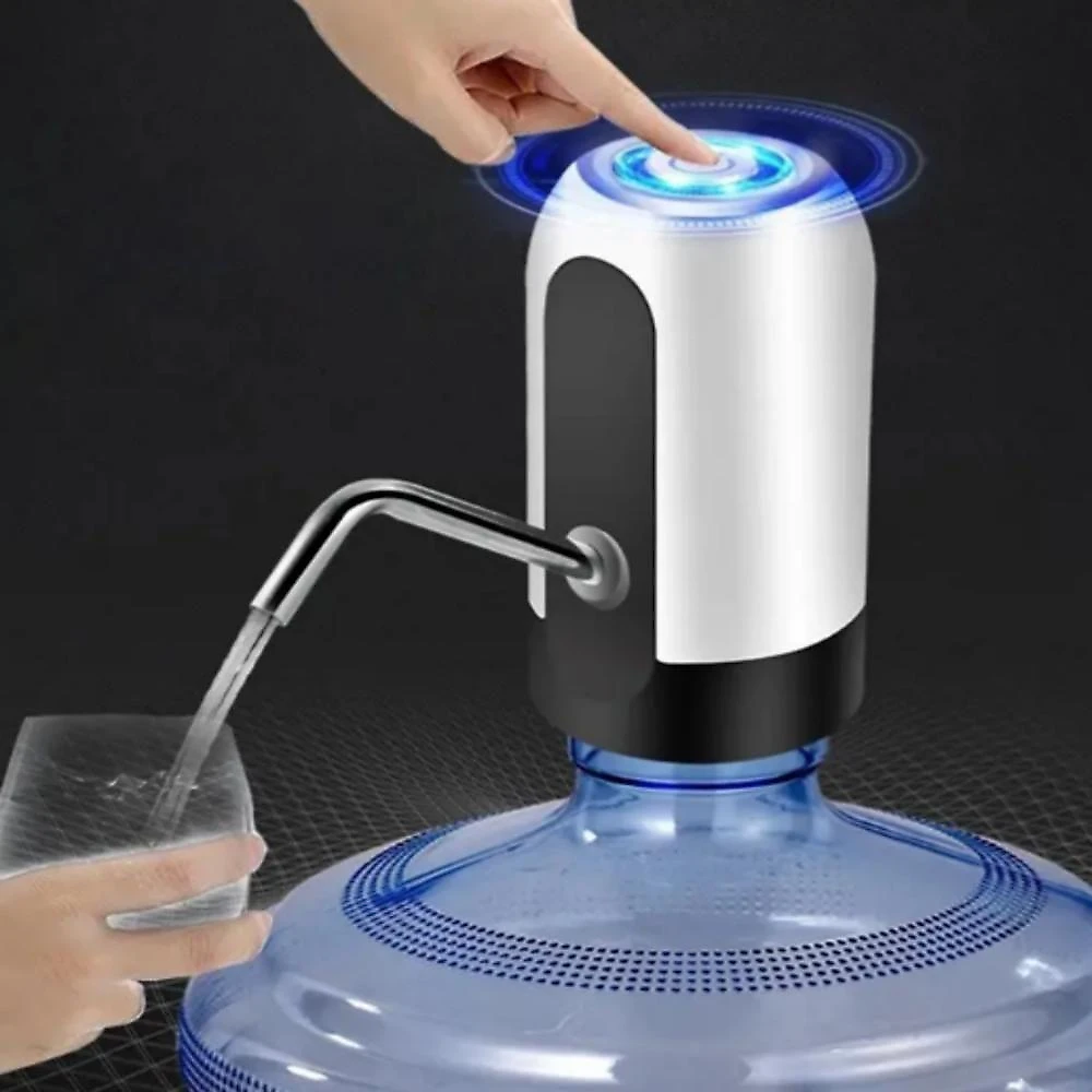 Bebedouro Bomba Eletrica Para Galao Garrafao De Agua 5 10 20 Litros Recarregavel Sem Fio Dispenser Automatico Suco Refri