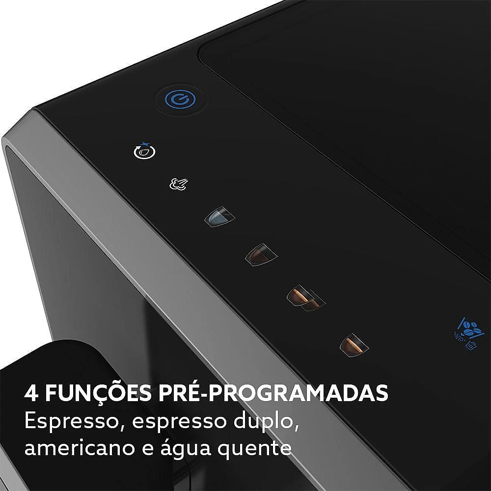 Cafeteira Espresso Oster OCAF980 Aço Inox 1,5L Preto 110V