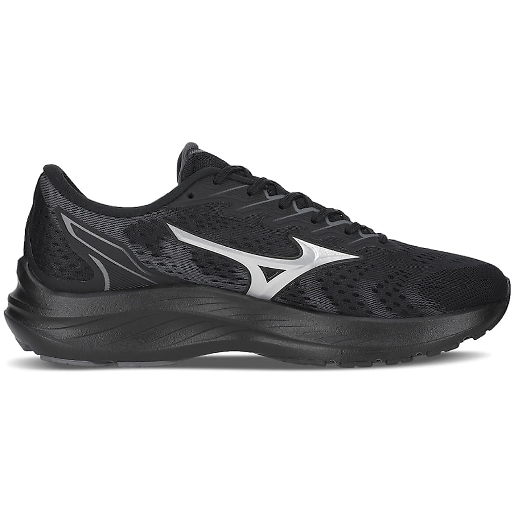 Miniatura Tênis de Corrida Masculino Mizuno Action 4 Preto - 38