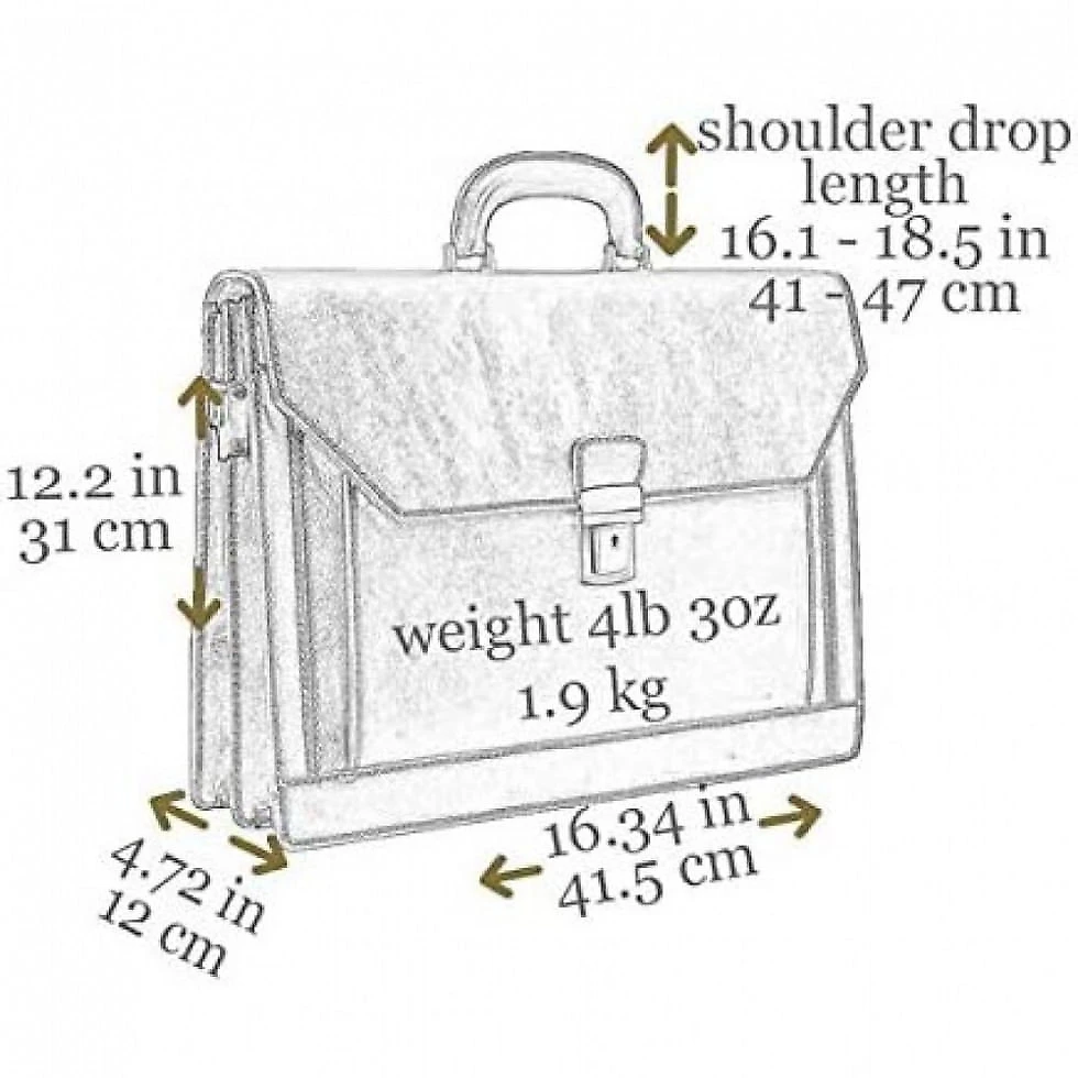 Bolsa Maleta Time Resistance de Couro Masculina para Laptop , Preta
