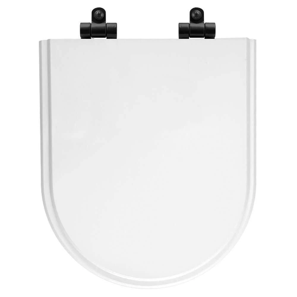 Assento Sanitário Level Alongado Resina Plástica Fechamento Suave Antibacteriano Branco Pontto