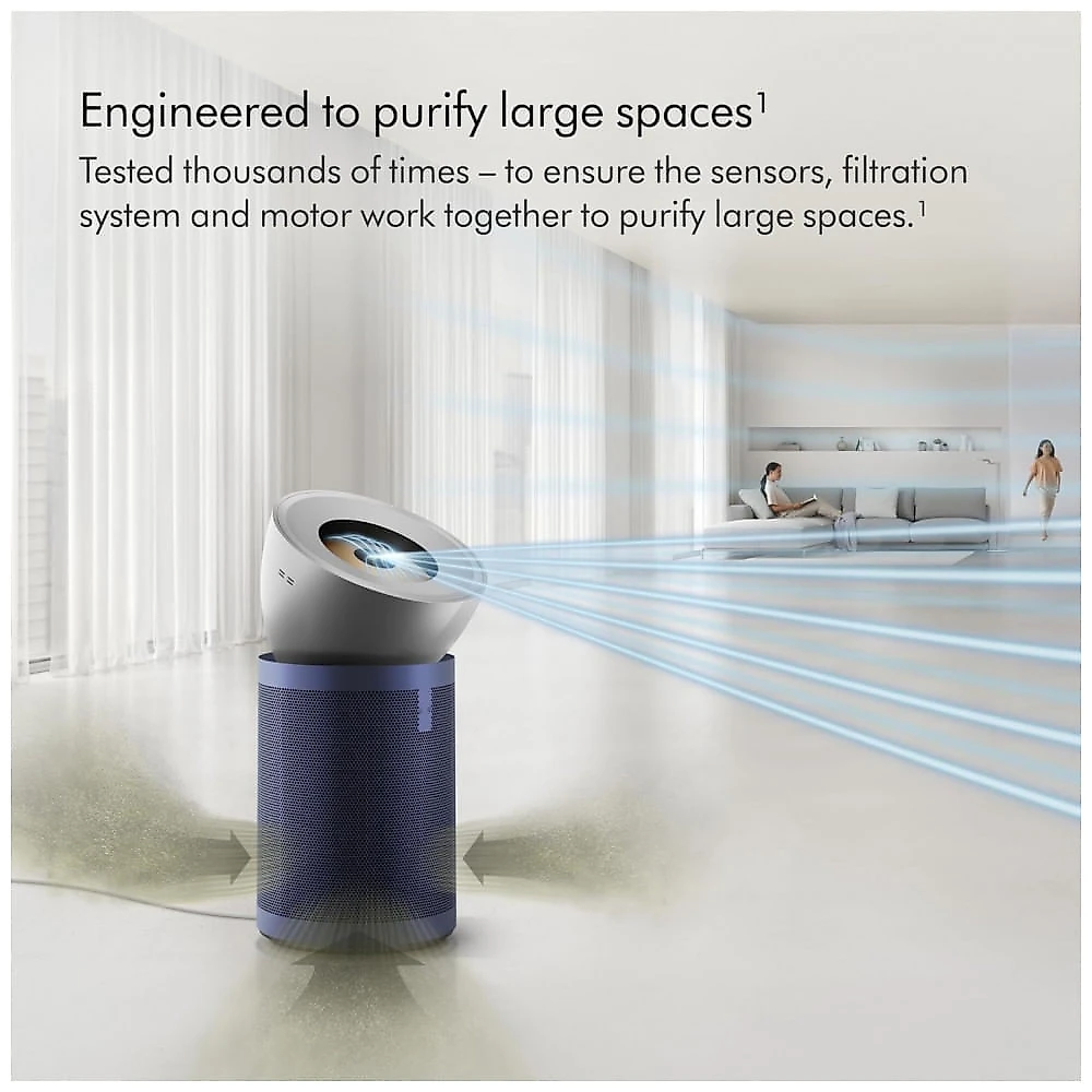 Purificador de Ar com Filtro HEPA H13, Controle e Monitora a Qualidade de Ar, Dyson, Azul