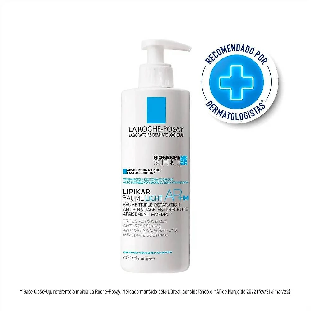 Miniatura Hidratante Corporal La Roche-posay Lipikar Baume Light Ap+m 400ml
