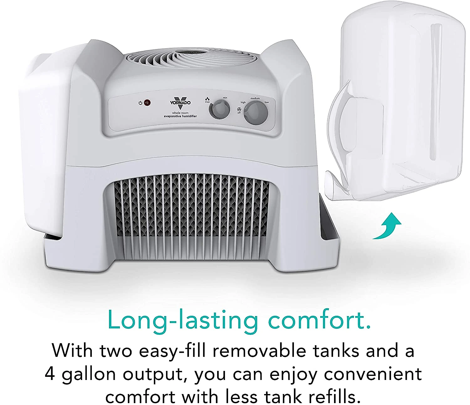 Umidificador Vornado Evap40 de 12 litros com 3 velocidades