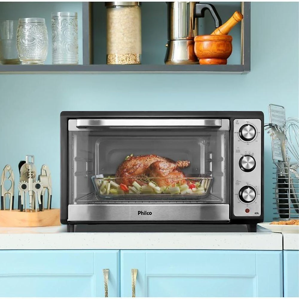 Forno Elétrico Philco 65 Litros PFE65 Preto 220V
