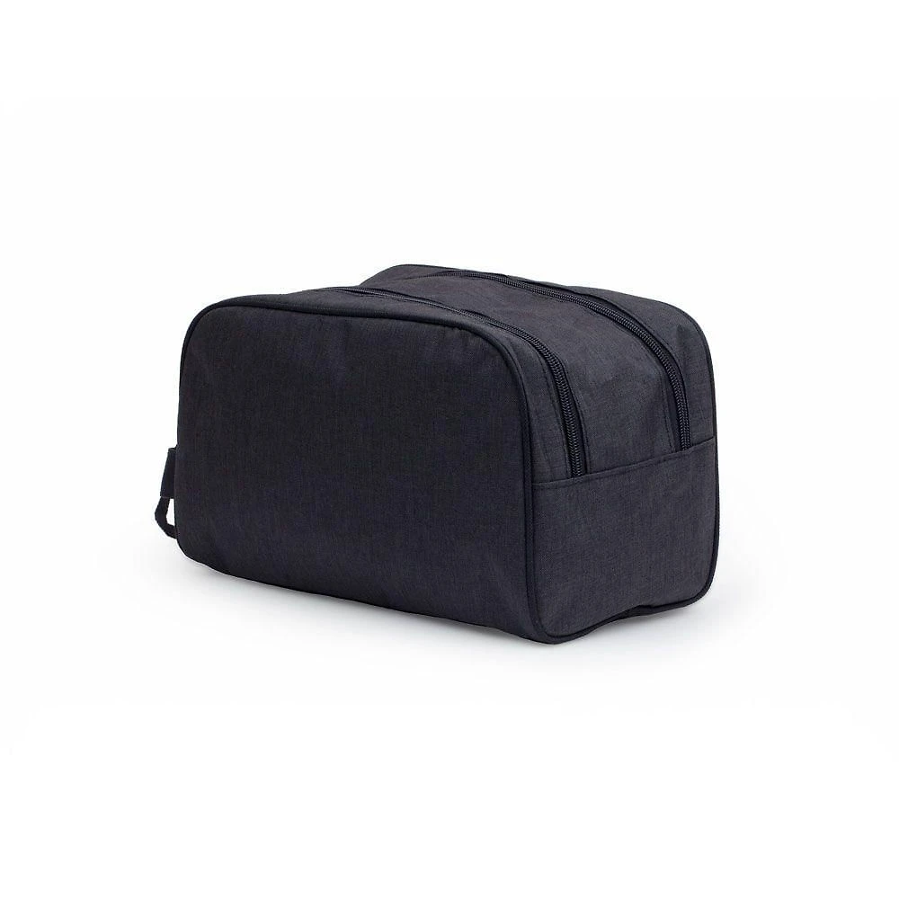 Necessaire com 2 Bolsos All Gray em Poliéster com Alça de Mão Único