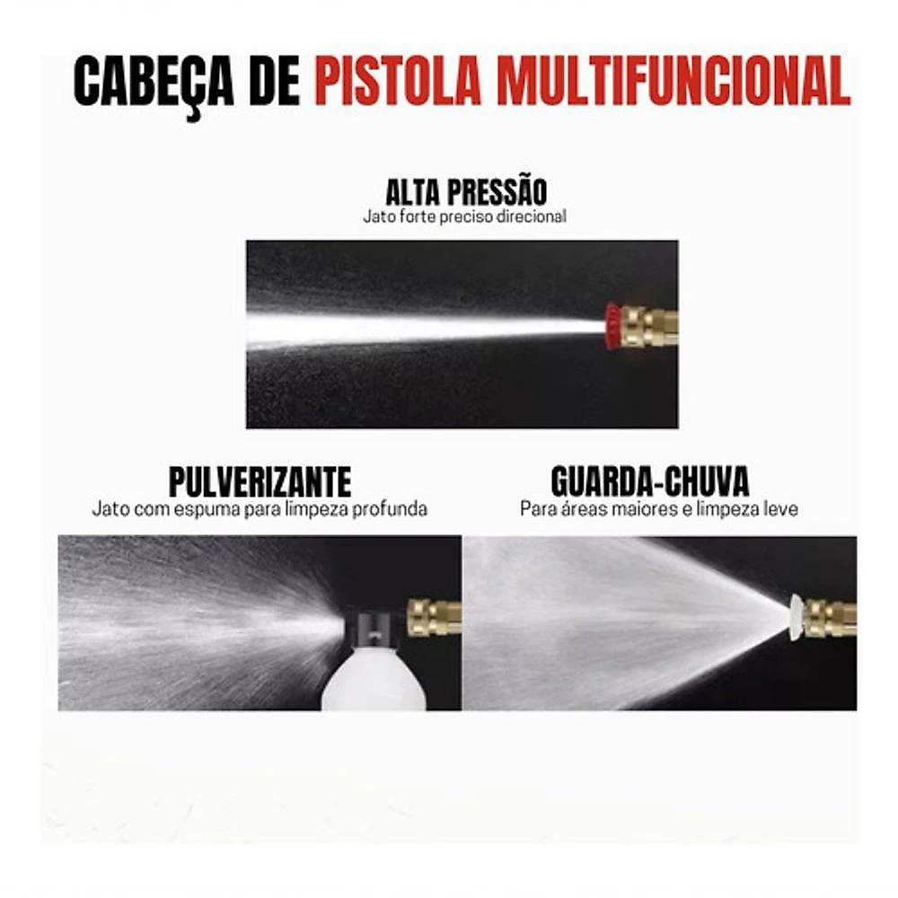 Lavadora De Alta Pressão Pistola Lava Jato Recarregável