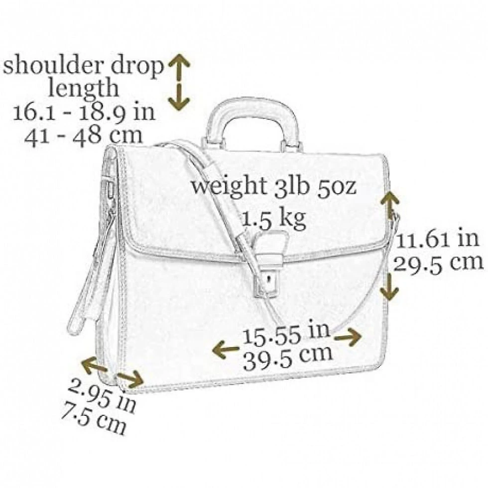 Bolsa Maleta Time Resistance de Couro Masculina para Laptop , Marrom Claro