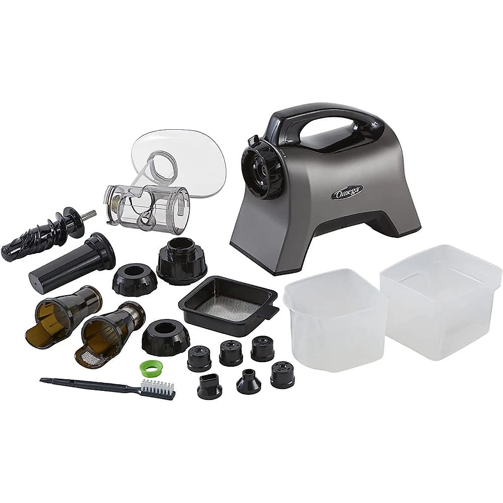 Omega MM1500GY Centrífuga de Frutas 2 Velocidades Aço I noxidável 200W110V Cinza
