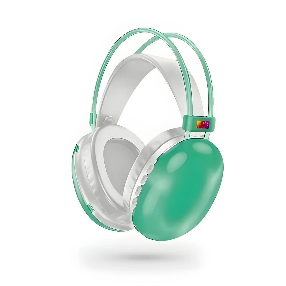 Fone de Ouvido Bluetooth PG580 com Conexão V5.3 sem Fio e Iluminação LED RGB para Jogos e Música