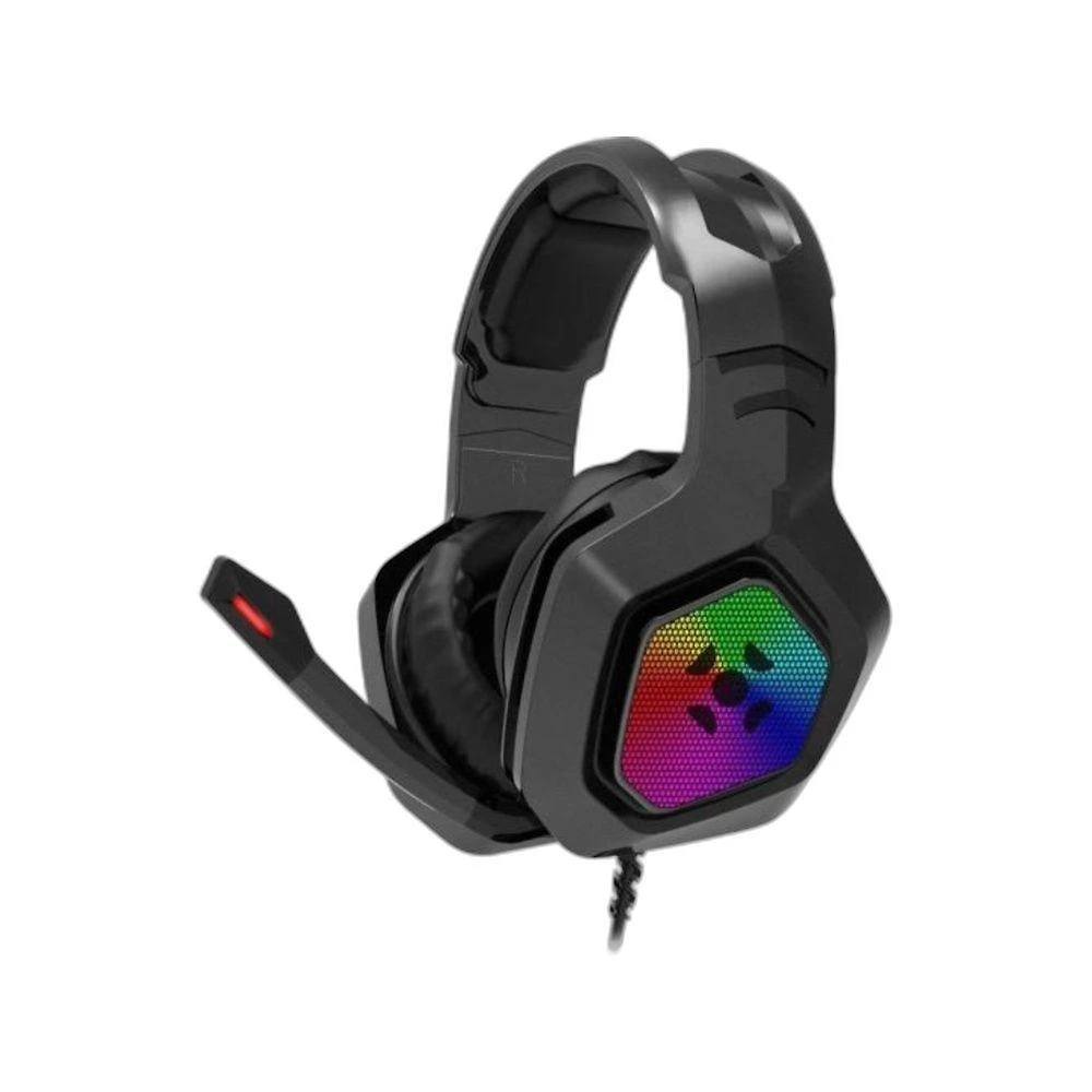 Headset Gamer Fortrek Black Hawk P2 USB RGB Preto