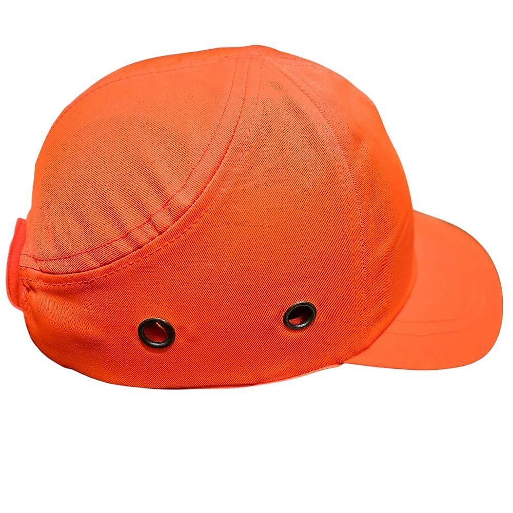 Bone Com Capacete Epi Obra Segurança Do Trabalho Casquete Trabalho Reparo Resistente Proteçao Cor Laranja