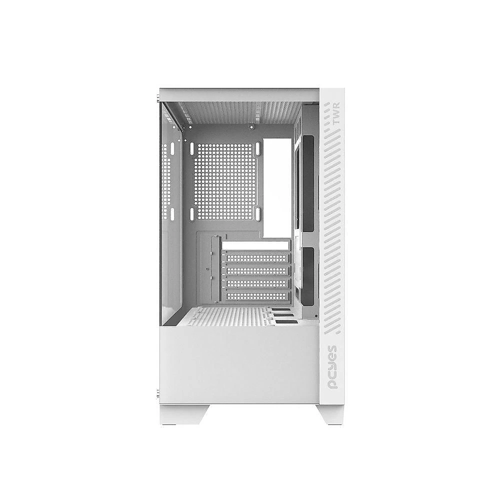 Gabinete Gamer Forcefield Twr White Ghost Mid-tower Vidro Temperado Branco Pcyes