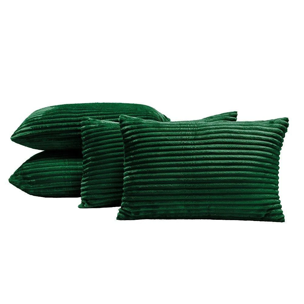Capa de Almofada Bariloche 100% Poliéster 60x30cm 04 Peças Verde