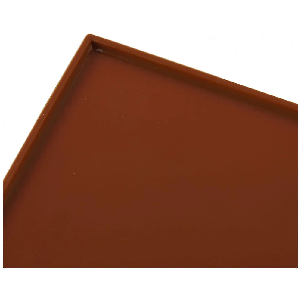 Tapetes Silicone Desidratador CLZothique Café Antiaderente com Borda 1,02 cm Kit 4 Unidades
