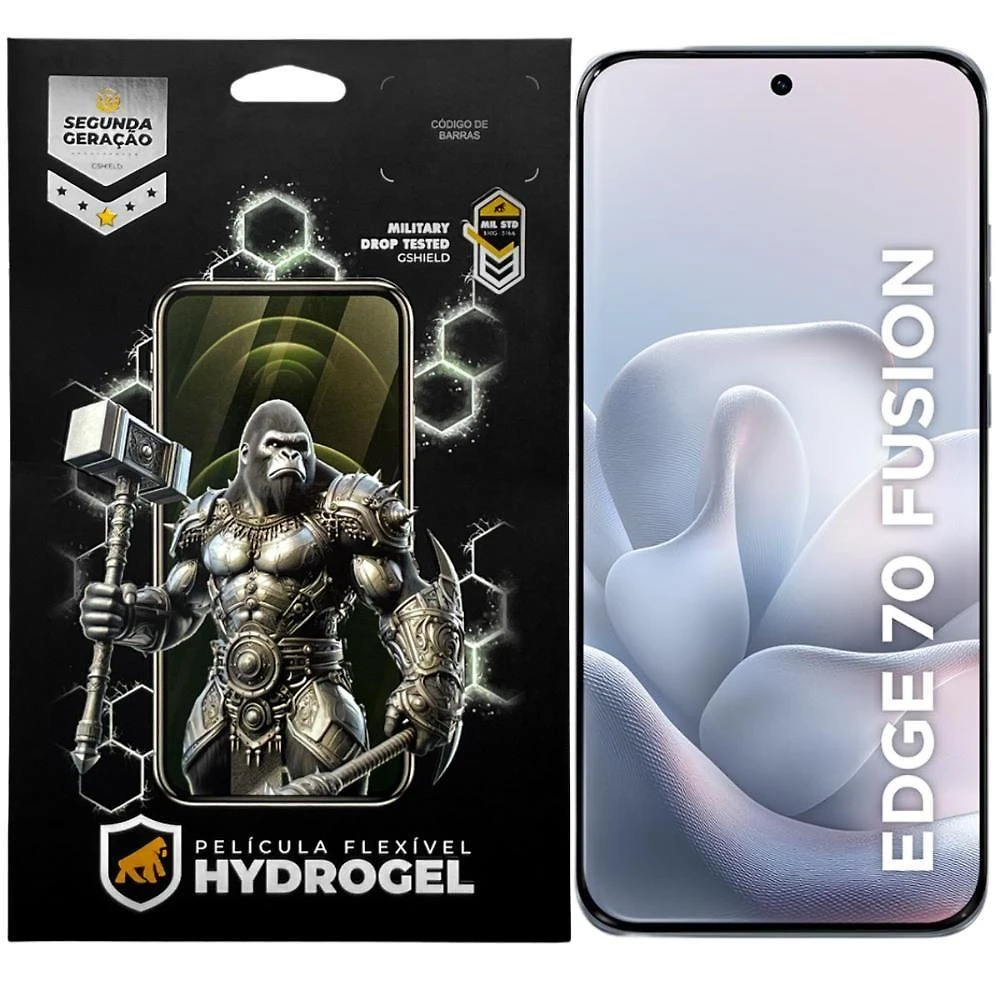 Película Gshield para Motorola Moto Edge 70 Fusion Hydrogel Gamer Fosca com Revestimento Oleofóbico