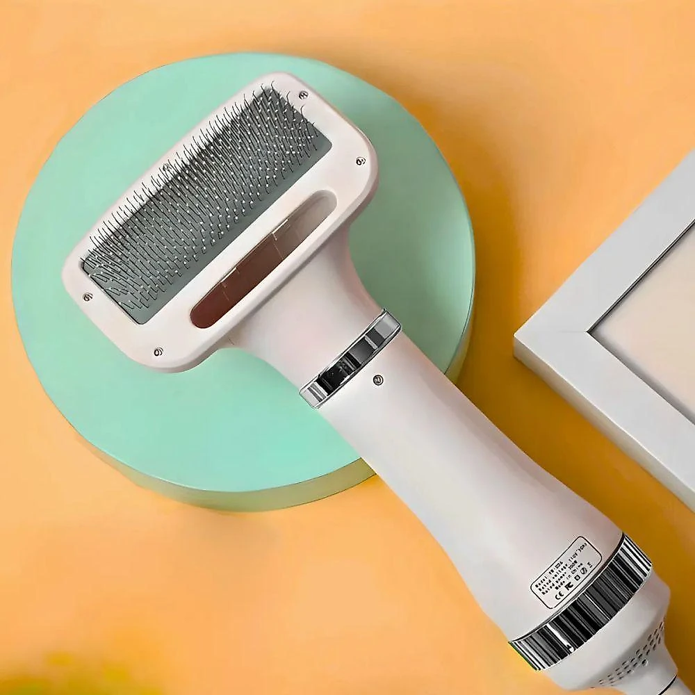 Secador Elétrico com Escova para Pets Utimix 2 em 1 Removedor de Pelos Cães e Gatos 300W 110V
