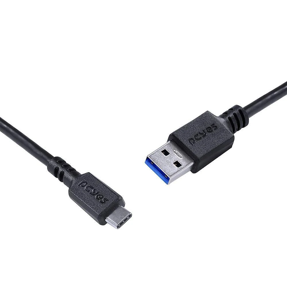 Cabo Para Celular Smartphone Usb Tipo C Para Usb A 3.0 1 Metro Preto - P3Uacp-1