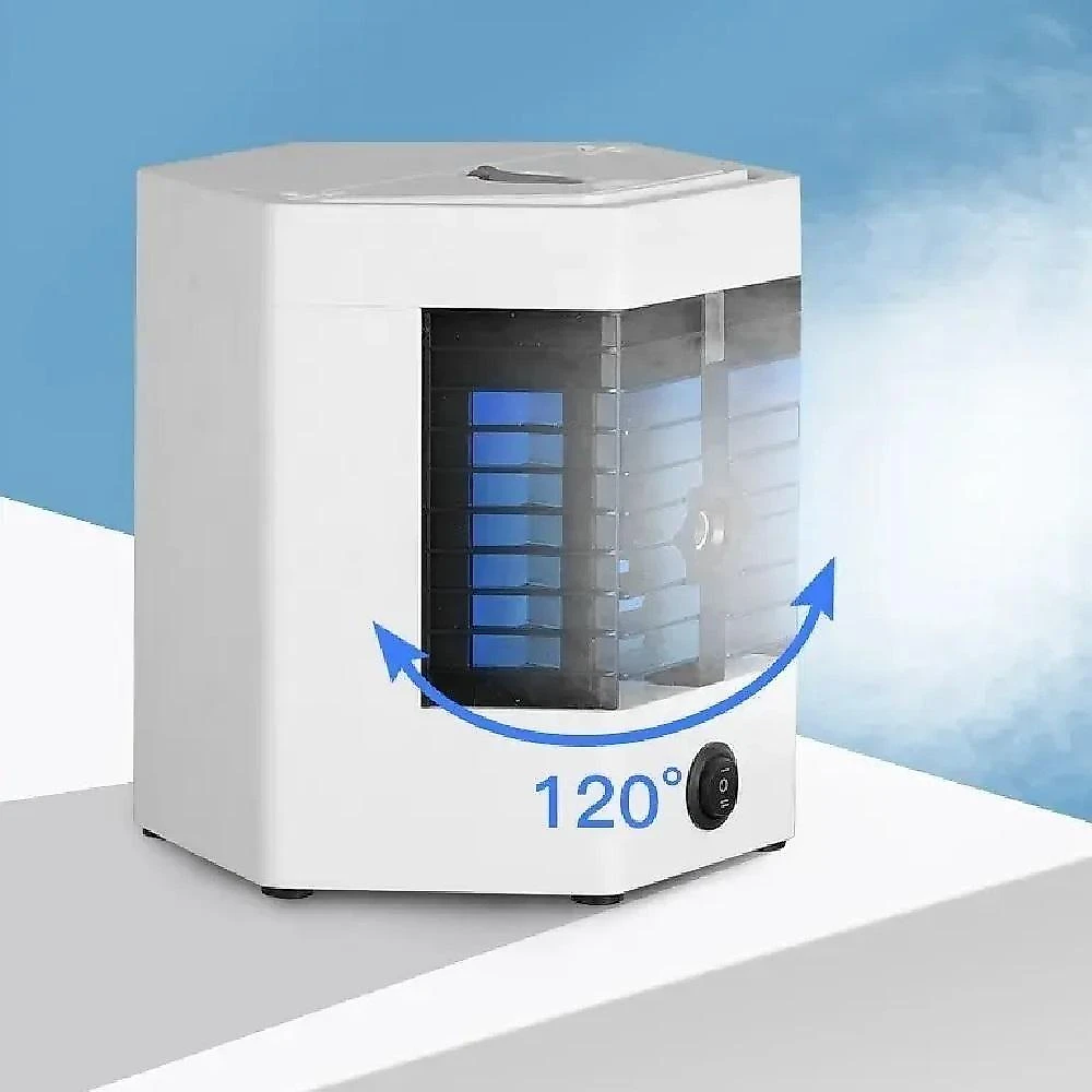Mini Ar Condicionado Portatil Usb com Umidificador e Ventilacao Silenciosa para Uso Pessoal