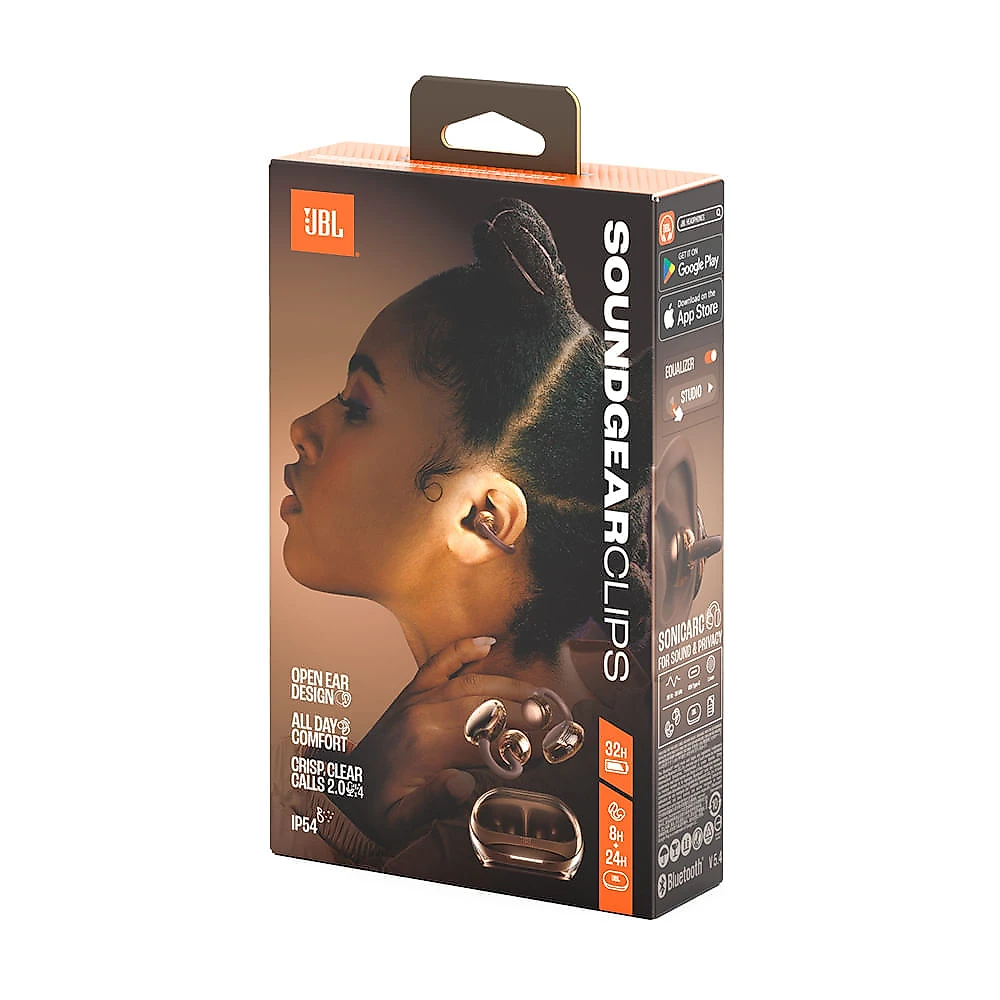 Fone de Ouvido Aberto Bluetooth JBL Soundgear Clips Cobre Bivolt