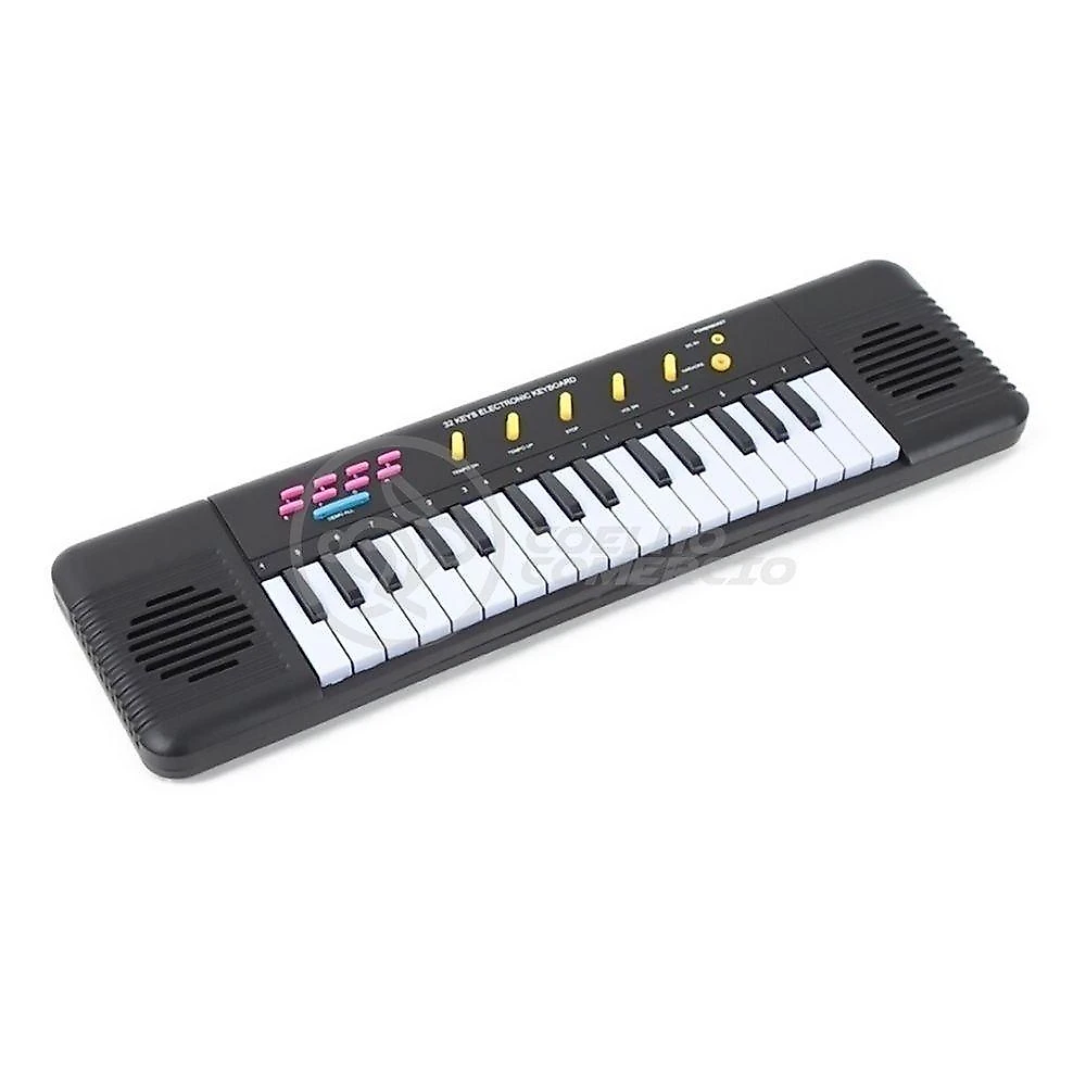 Mini Teclado Infantil 32 Teclas Musical Karaokê E Microfone