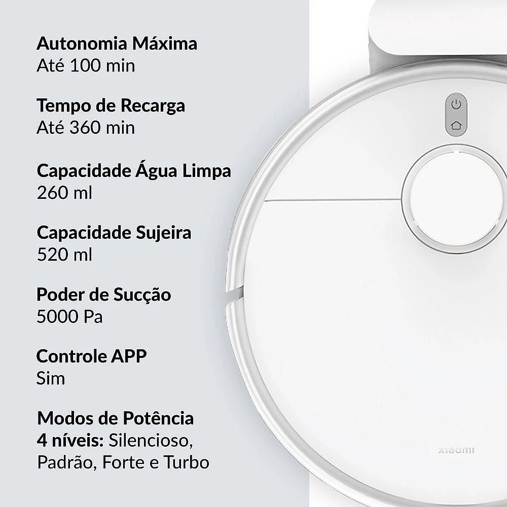Xiaomi Robô Aspirador De Pó Inteligente S40C Bivolt