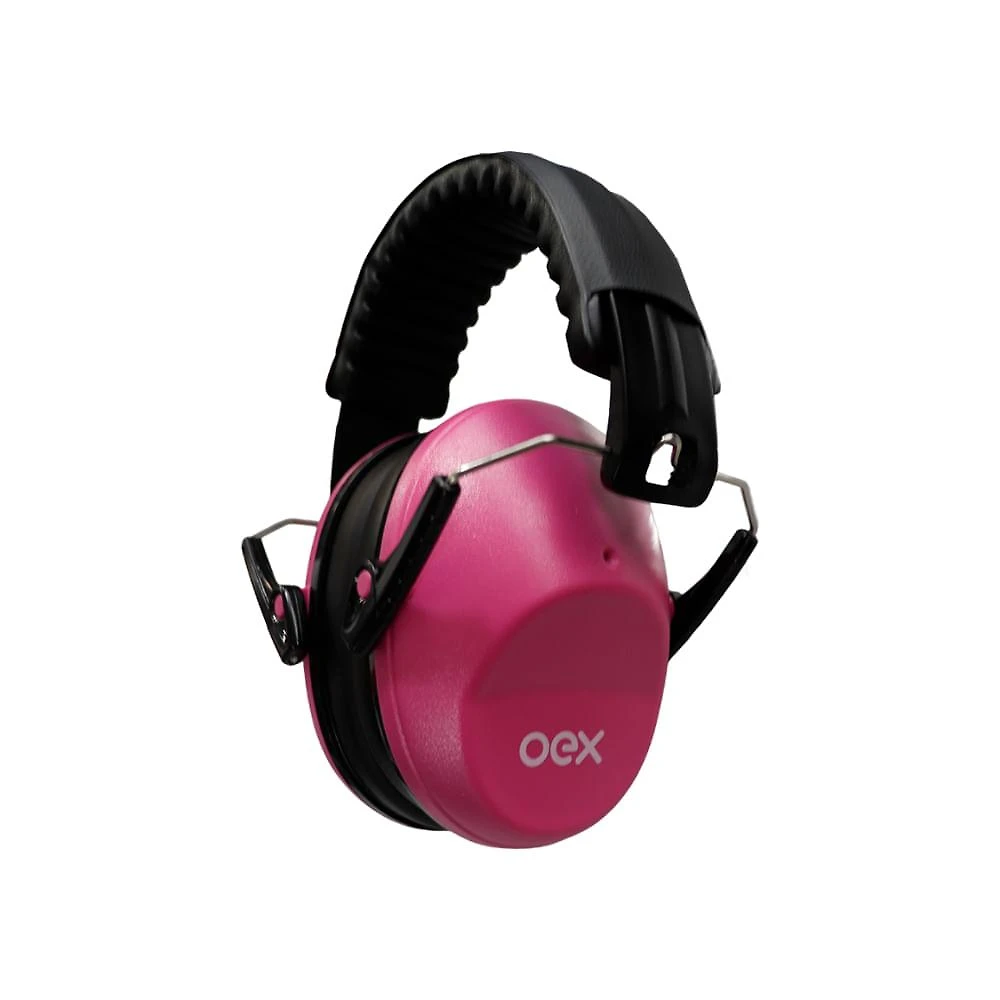Fone abafador ruído ab100 rosa oex