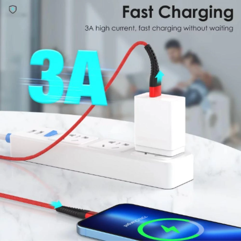 Cabo De Dados Lightning 3.0a Quick Charge 1 Metro Kapbom