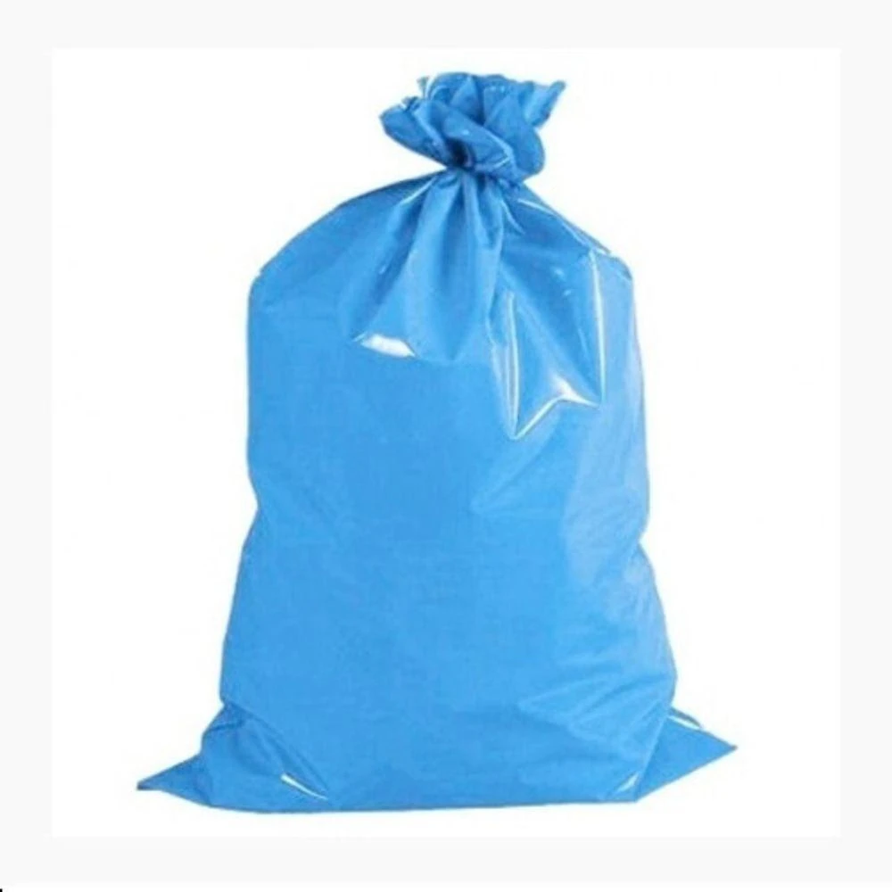 Saco para Lixo 100L Azul com 100 Unidades para Descarte em Grandes Volumes Higipack