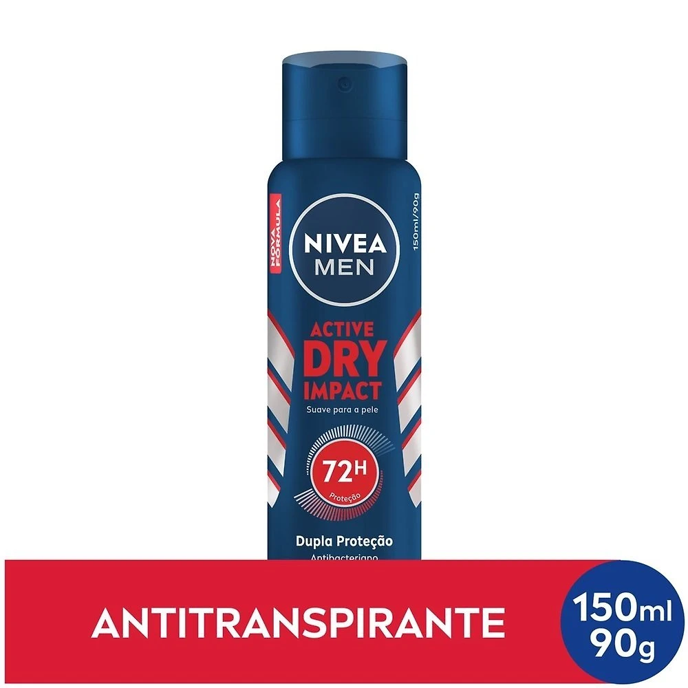 Desodorante Antitranspirante Aerosol Nivea Dry Impact 150ml