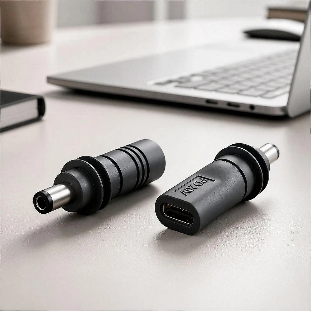 Adaptador USB-C para Starlink Mini com Power Delivery 100W e Conector 5.5mm - Verde