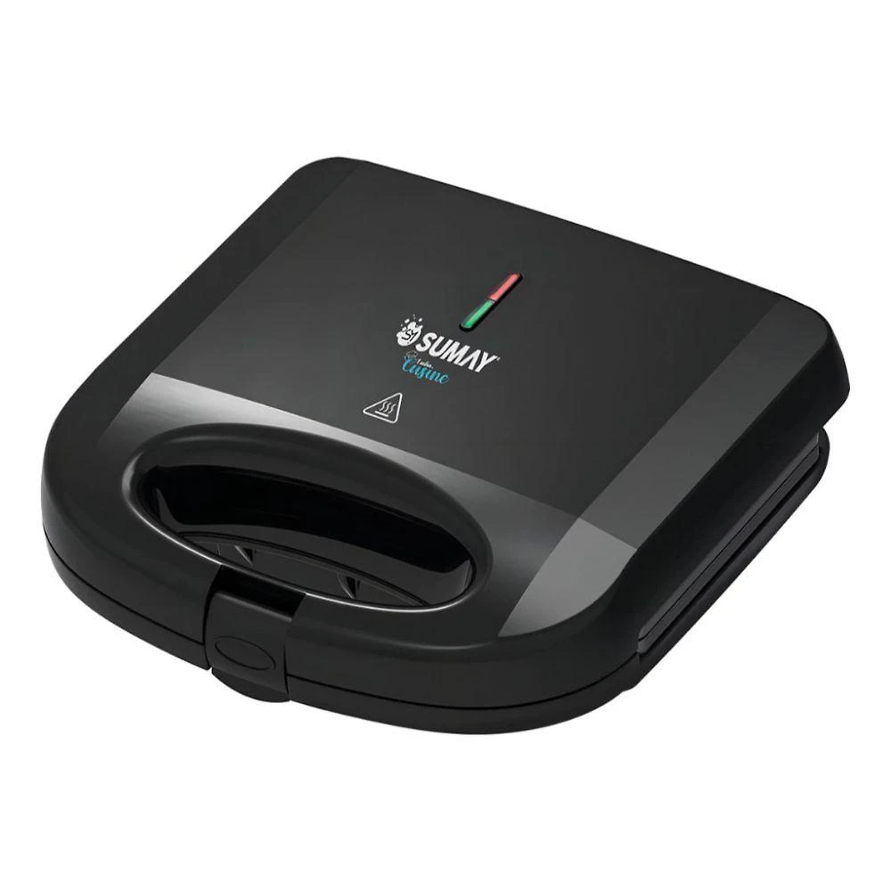 Sanduicheira Sumay Grill Elétrico Antiaderente 750W Preto Bivolt