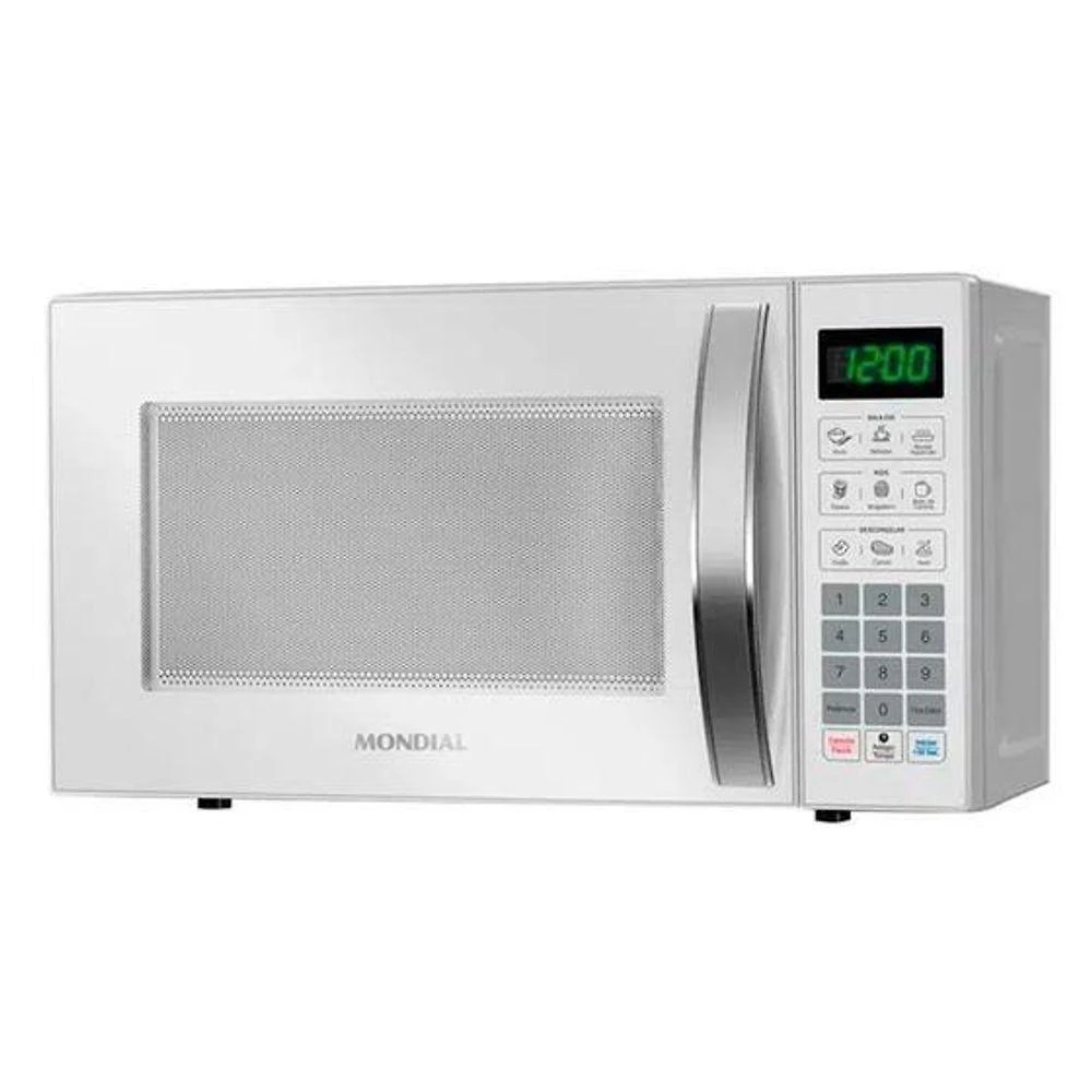 Micro-ondas Bancada Mondial MO-01-21-W 21L 1200W Display Digital Branco 220V