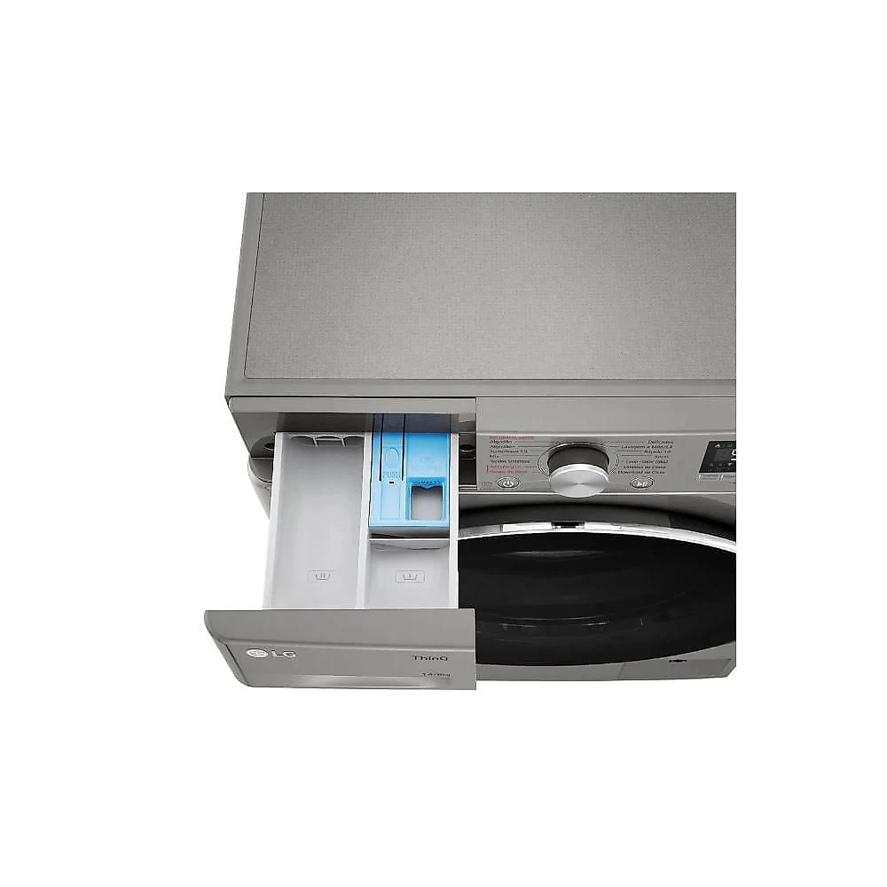 Lava e Seca LG VC4 Smart com Inteligência Artificial 14kg Inox Look CV5014PC4 127V