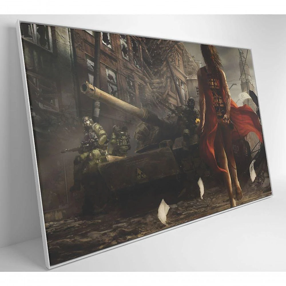 Quadro Jogo Battlefield 60x40 Cm Vidro Impresso