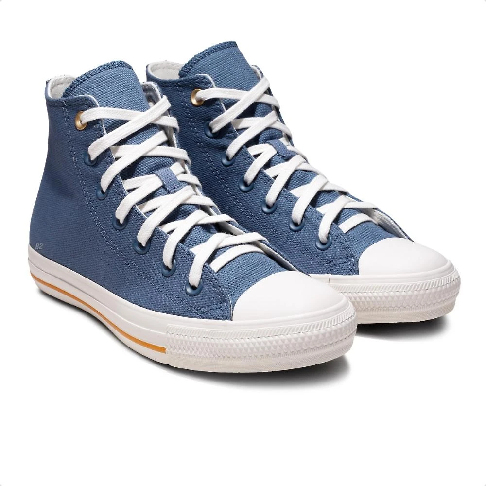 Tênis Converse All Star Chuck Taylor Cano Alto Azul / Branco - 34