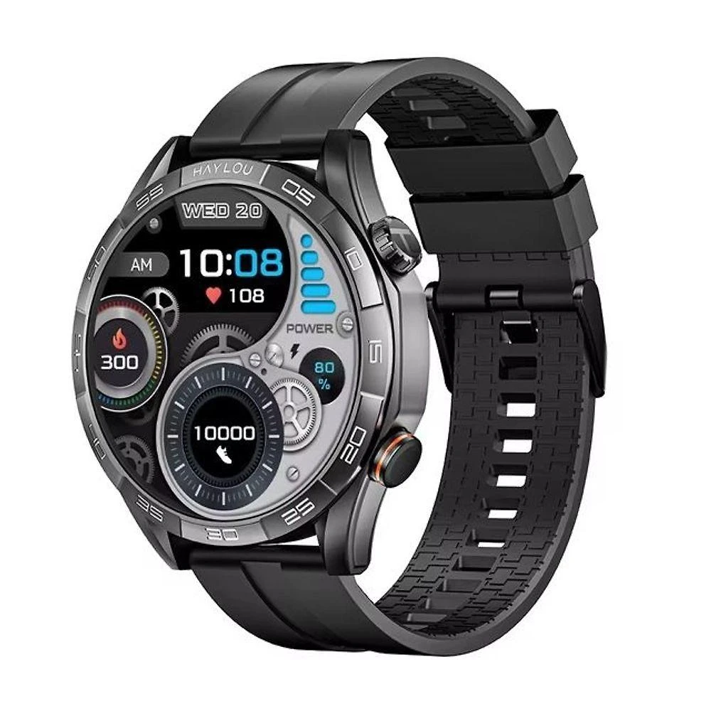 Smartwatch Haylou Solar 5 AMOLED 1.58 Frequência Cardíaca Spo2 360mAh Preto