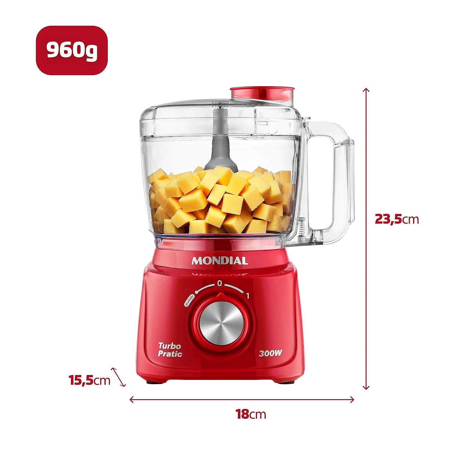 Processador Mondial MP16 Vermelho 220V 220V
