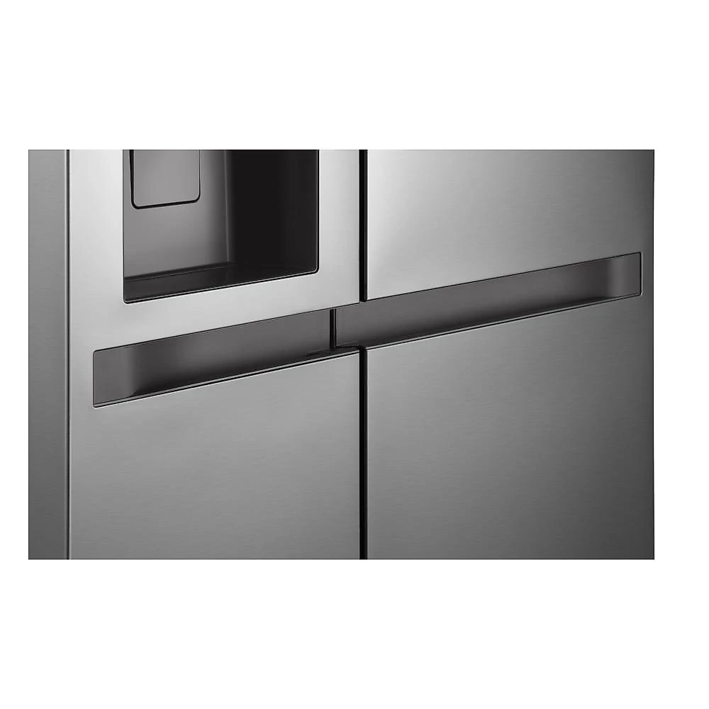Geladeira lg side by side gc-l267klq 638l inox look bivolt inverter wi-fi
