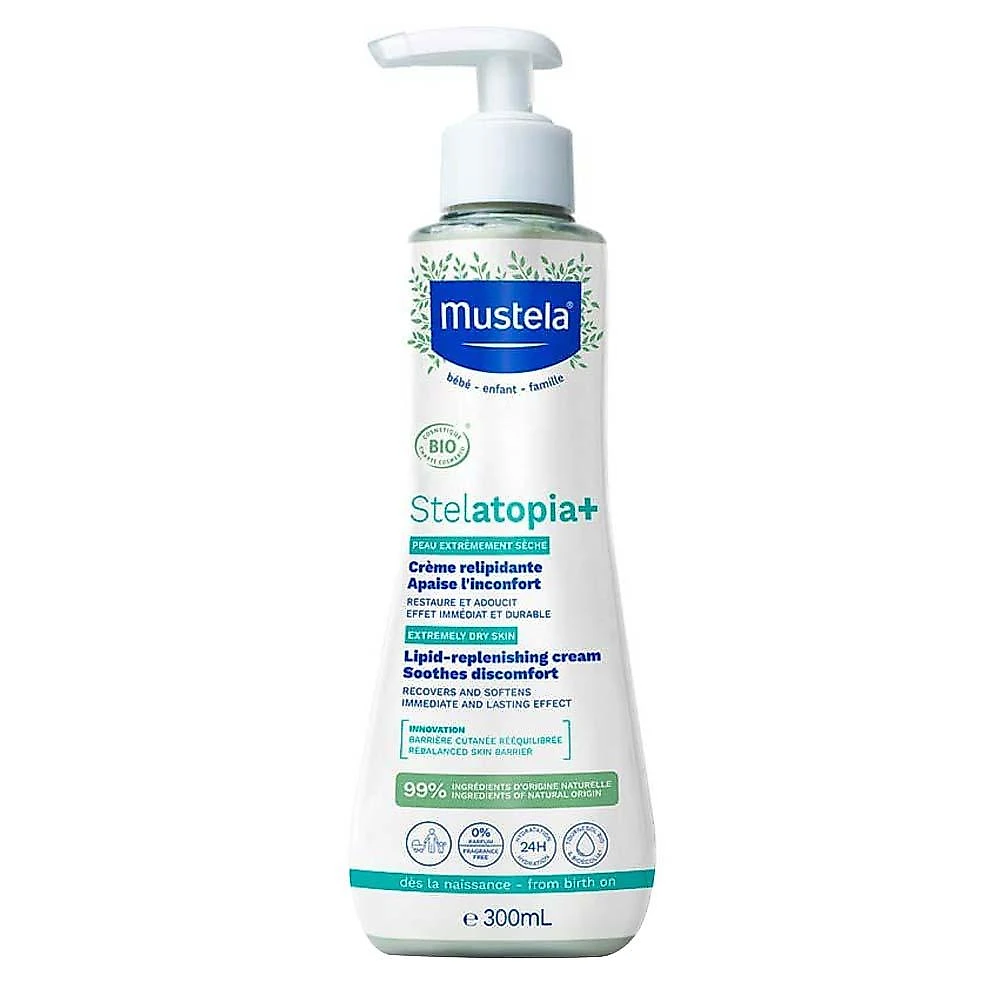 Stelatopia+ hidratante relipidante antiprurido mustela pele ressecada e atópica 300ml