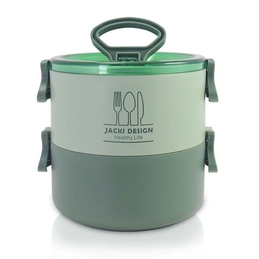 Conjunto Da Linha Joy Bolsa Térmica, Porta Escova E Pasta De Dente, Pote Marmita 2 Andares E Garrafa Verde