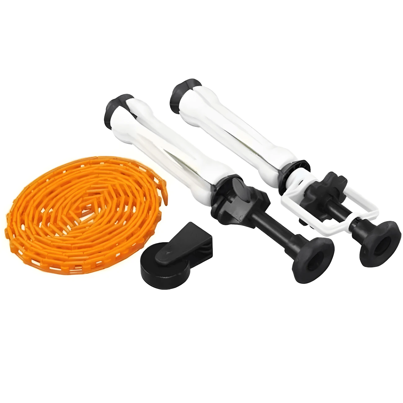 Kit Expan para Fundo Fotográfico 1 Rolo com Corrente e Contrapeso (Laranja)