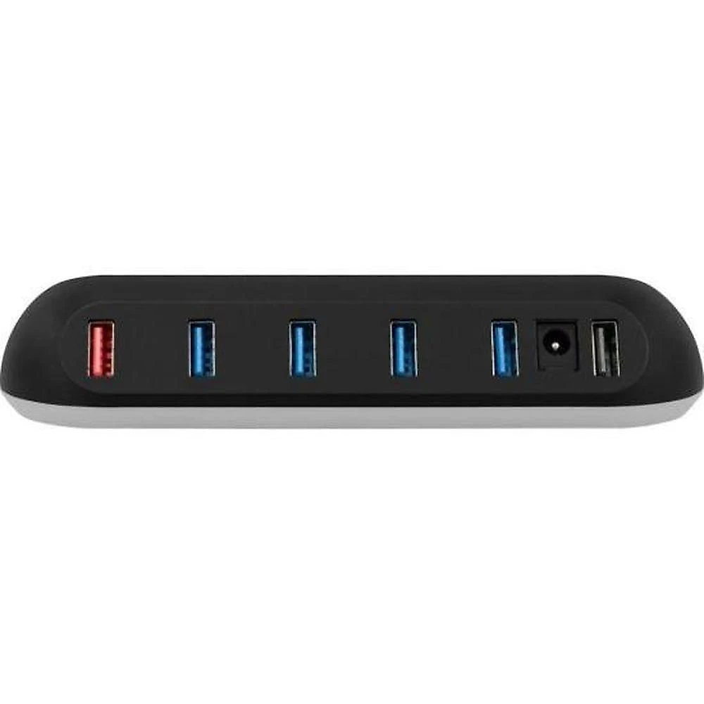 Hub USB Deck 5 com 5 Portas USB 3.0 e Botões Individuais Preto Streamplify